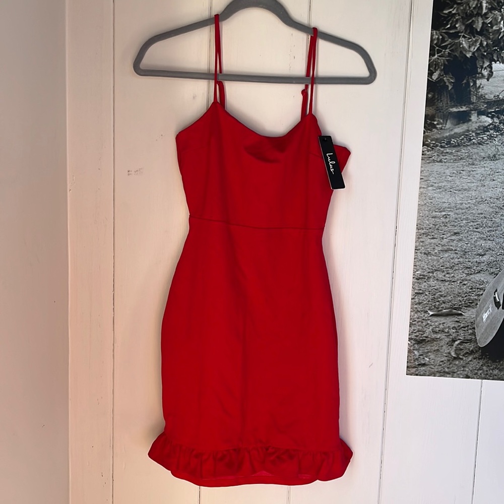 Lulu's Red Mini Dress